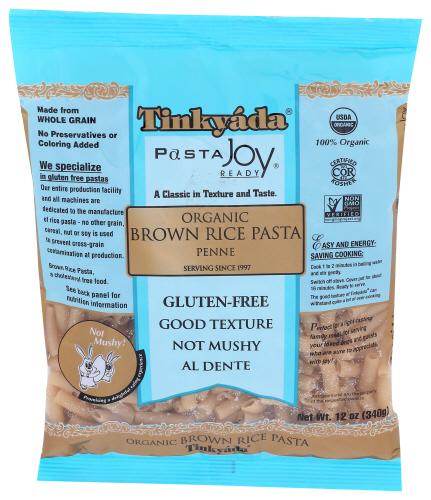 Tinkyada Pasta Brown Rice Penne Organic - 12 Oz (12 Units)