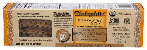 Tinkyada Pasta Brown Rice Lasagne Organic - 10 Oz (12 Units)