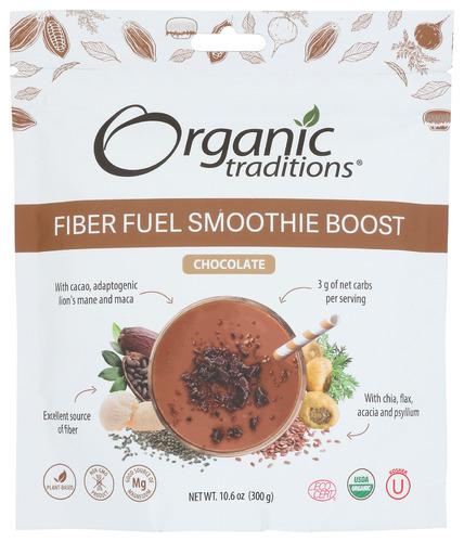 Organic Traditions Superfood Fiber Chocolate - 10.6 Oz (1 Units)