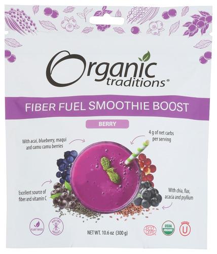 Organic Traditions Superfood Fiber Berry - 10.6 Oz (1 Units)