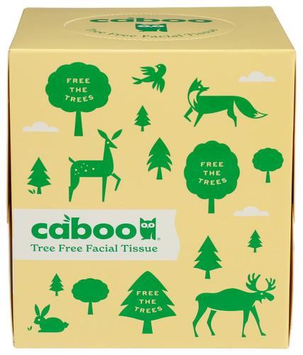 Caboo Tissue Cube Facial 60Pc 3Ply - 1 Ea (12 Units)