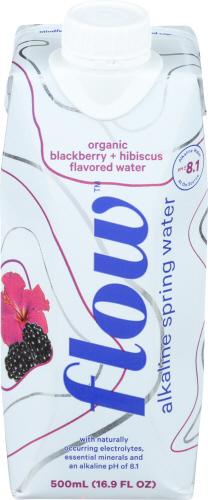 Flow Water Water Alkln Blkbry Hbscus - 16.9 Fo (12 Units)