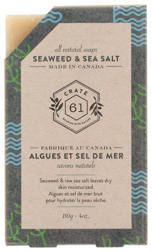 Crate 61 Soap Bar Seawd Sslt - 4 Oz (8 Units)