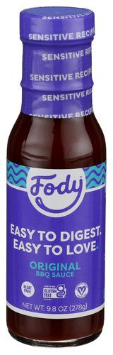 Fody Food Co Sauce Bbq Original - 9.8 Oz (6 Units)
