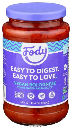 Fody Food Co Sauce Pasta Bolognese - 19.4 Oz (6 Units)