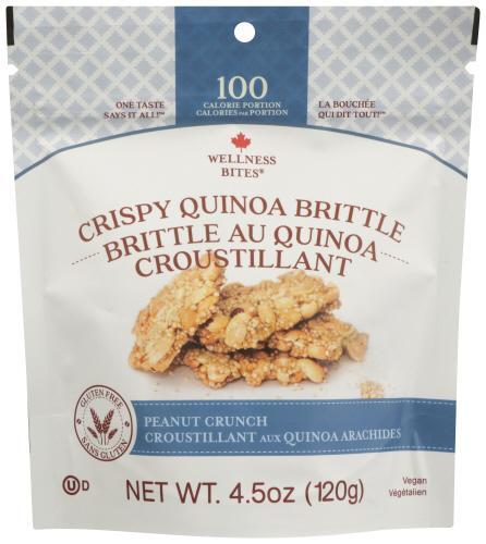 Wellness Bites Brittle Peanut Crunch - 4.5 Oz (6 Units)