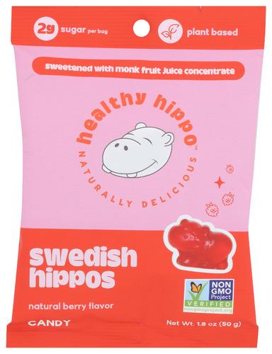 Healthy Hippo Candy Swedish Hippo - 1.8 Oz (12 Units)