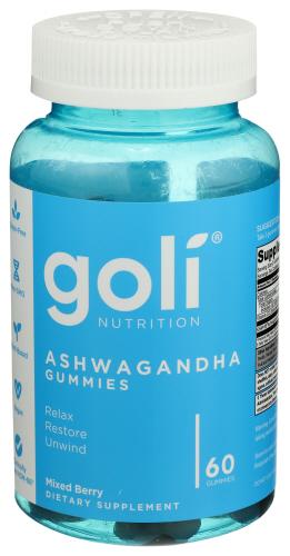 Goli Nutrition Ashwagandha Gummies - 60 Pc (1 Units)