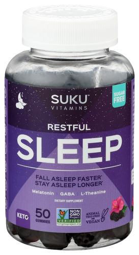 Suku Vitamins Sleep Restful Gummy - 50 Pc (1 Units)