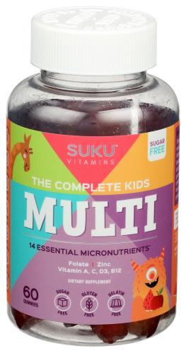 Suku Vitamins Kids Multivitamin Gummy - 60 Pc (1 Units)