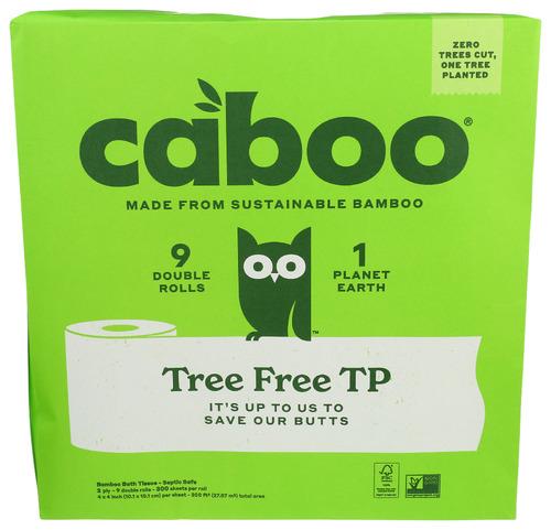 Caboo Bath Tissue 9Pk 300Sheet - 1 Ea (6 Units)