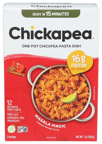 Chickapea Pasta Dish Tomato Curry - 7 Oz (6 Units)