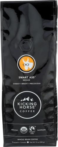 Kicking Horse Coffee Smrt Ass Med Rst Bean - 10 Oz (6 Units)