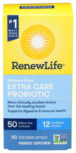 Renew Life Probiotic Extra Care 50B - 90 Vc (1 Units)