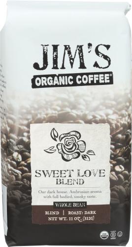 Jims Organic Coffee Coffee Bean Sweet Love Organic - 11 Oz (6 Units)
