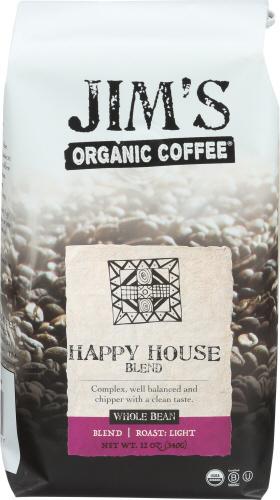 Jims Organic Coffee Coffee Happy House Blend Organic - 12 Oz (6 Units)