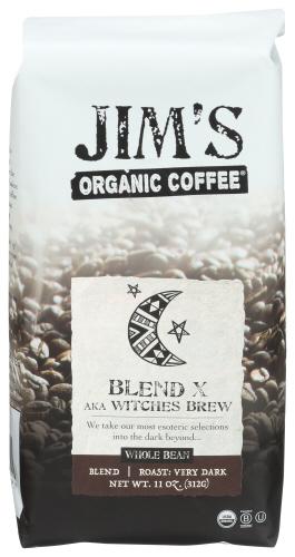 Jims Organic Coffee Coffee Blend X Witch Brew Organic - 11 Oz (6 Units)