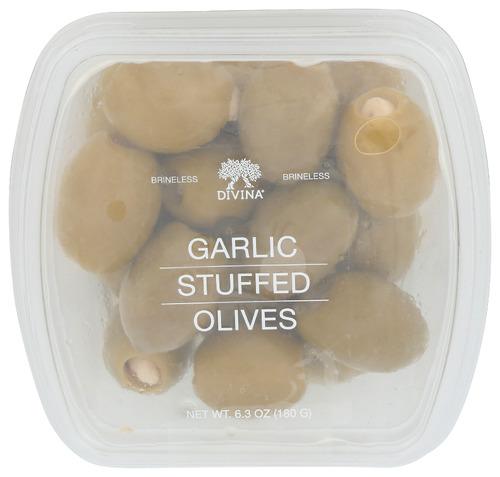Divina Olives Garlic Stuffed - 6.3 Oz (6 Units)