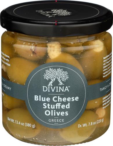 Divina Olive Atho Stfd Blue Chz - 7.8 Oz (6 Units)