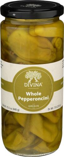 Divina Pepperoncini All Natural - 15.5 Oz (6 Units)