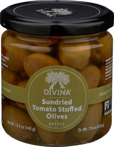 Divina Olive Athos Stfd Tomato - 7.8 Oz (6 Units)
