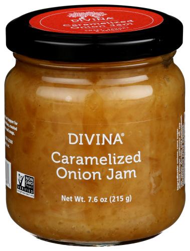 Divina Jam Caramelized Onion - 7.6 Oz (12 Units)