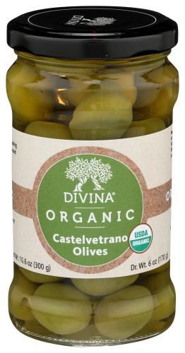 Divina Olive Castelvetrano Organic - 10.6 Oz (6 Units)