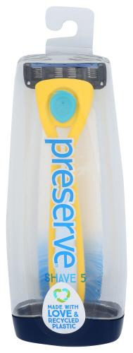 Preserve Shave 5 Razor System Mens - 1 Pc (6 Units)