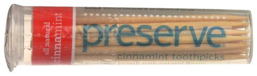Preserve Toothpick Cinmint - 35 Pc (24 Units)
