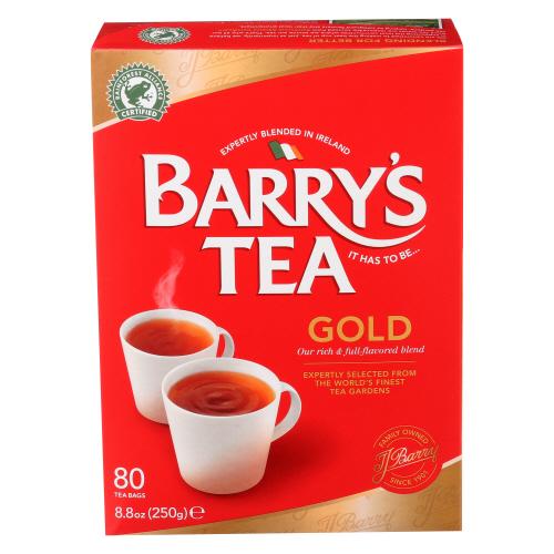 Barrys Tea Gold Blend 80Ct - 8.8 Oz (6 Units)