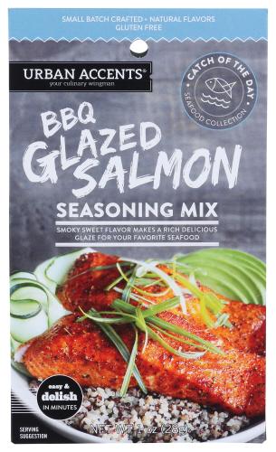 Urban Accents Seasoning Salmn Bbq Glaze - 1 Oz (6 Units)