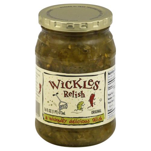 Wickles Pickle Relish - 16 Oz (6 Units)