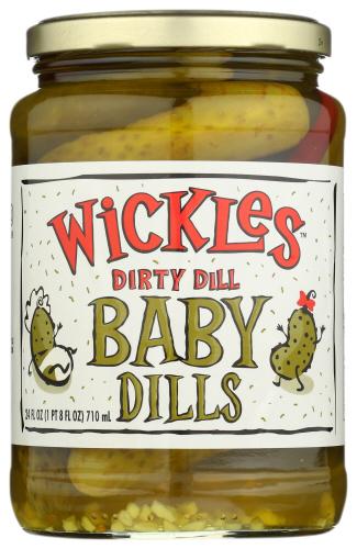 Wickles Pickles Dill Baby - 24 Oz (6 Units)