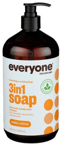 Everyone Soap Men Cedar & Citrus - 32 Oz (3 Units)