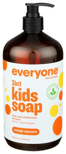 Everyone Soap Kids Orange Sqz - 32 Oz (3 Units)