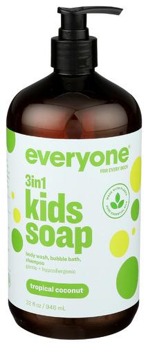 Everyone Soap Kids Tropical Coconut Twis - 32 Oz (3 Units)