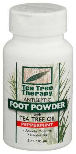 Tea Tree Therapy Powder Foot Antsptc Pprmt - 3 Oz (1 Units)