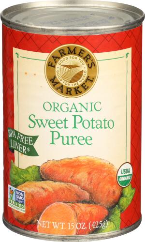 Farmers Market Foods Potato Sweet Puree Organic - 15 Oz (12 Units)