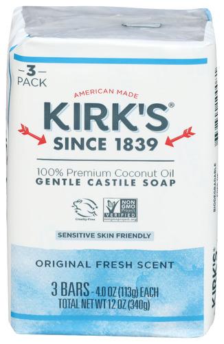 Kirks Soap Bar 3Pk Castile Coconut - 12 Oz (1 Units)