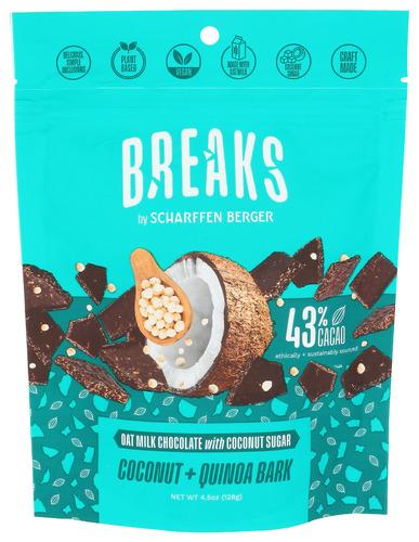 Scharffen Berger Chocolate Bark Omlk Quna - 4.5 Oz (8 Units)