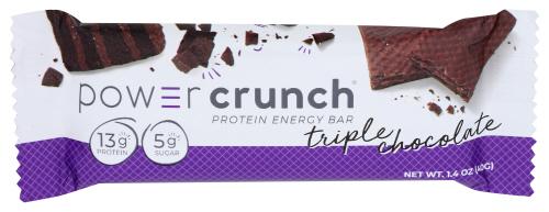 Power Crunch Bar Protein Triple Chocolate - 40 Gm (12 Units)