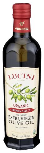 Lucini Prem Select Organic Evoo 500 - 17 Oz (6 Units)