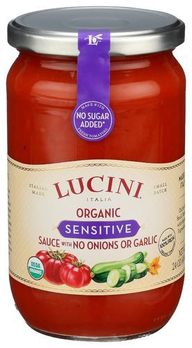 Lucini Sauce Tomato Sensitive - 24 Oz (6 Units)