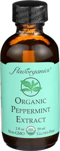 Flavorganics Extract Peppermint Organic - 2 Oz (1 Units)