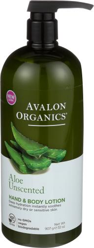 Avalon Organics Lotion H&B Unscntd Vsize - 32 Oz (1 Units)
