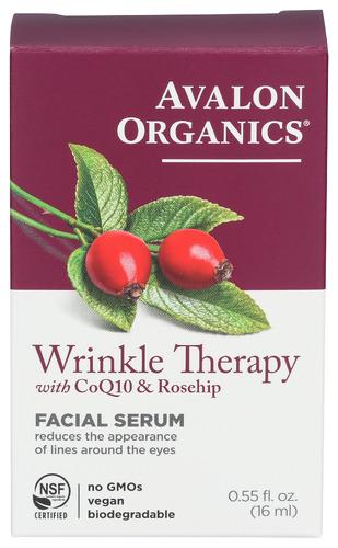 Avalon Organics Wrinkle Therapy Fcl Serum - 0.55 Oz (1 Units)