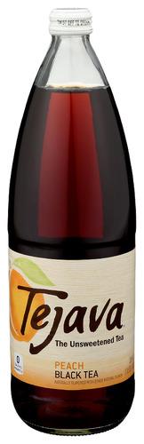 Tejava Tea Black Peach Unsweet - 1 Lt (12 Units)
