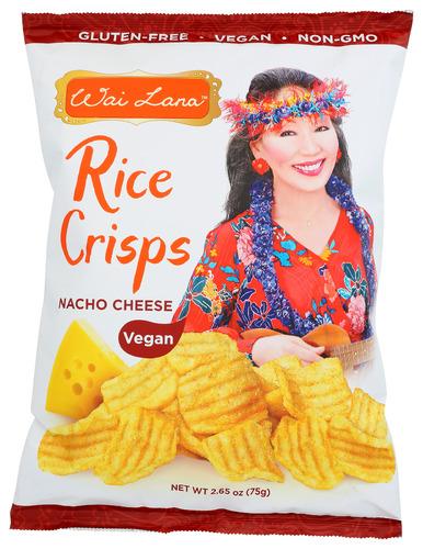 Wai Lana Rice Crisps Nacho Cheese - 2.65 Oz (12 Units)
