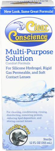 Clear Conscience Contact Len Solutn Multi Purp - 12 Oz (3 Units)