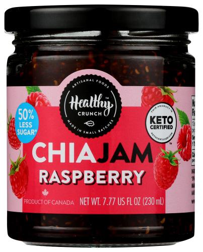 Healthy Crunch Jam Raspberry Chia - 7.77 Oz (6 Units)